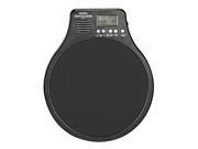 Neewer 3 in 1 Digital LCD Display Portable Drum Practice Pad Metronome Drummer Training Pad with Adjustable Rhythm Beat Tempo Black