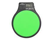 Neewer 3 in 1 Digital LCD Display Portable Drum Practice Pad Metronome Drummer Training Pad with Adjustable Rhythm Beat Tempo Green