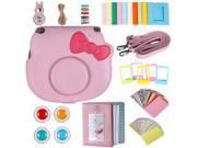 Neewer 25-in-1 Camera Accessory Kit for Fujifilm Instax Hello Kitty Instant Film Camera, Includes: Camera Case with Adjustable Strap, Various Frames, Book Album