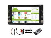 6.2-inch Eincar Double-din Capzcitive Touchscreen Video Car Stereo Dvd/mp4/mp3/cd Player With Wifi Internet Hands-free Bluetooth Gps Navigation Usa/canada/mexic