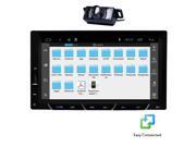Android 4.4.4 Kitkat Car Stereo Double Din 6.2 Inch Multi-touch Screen Gps Navigation Audio With Bluetooth/phone Screen Mirror Connected/am Fm Radio/no Dvd/3g/w