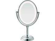 OVAL DOUBLESIDED LIGHTED MIRROR