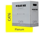Black Box C6 CMP SLD YL Connect Cat6 250 Mhz Solid Bulk Cable