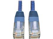 TRIPP LITE N200 005 BL 5 ft. Cat6 Gigabit Molded Patch Cable RJ45 M M 550MHz 24 AWG Blue 5