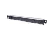 Intellinet Vertical 12-Way Power Strip With Single Air Switch, No Surge Protecti Intellinet Vertical 12-Way Power Strip With Single Air Switch, No Surge Protecti