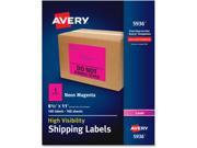 Avery High Visibility Neon Shipping Labels