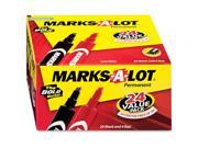 Avery Marks A Lot Black Red Value Pack Markers