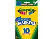 Crayola Original Fine Line Markers 10ct Classic