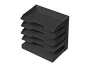 Desktop Organizer 5 Shelf 12 Wx8 1 2 Dx12 1 2 H Black