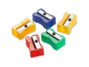 Manual Pencil Sharpeners Red Blue Green Yellow 4w x 2d x 1h 24 Pack