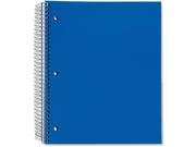 TOPS 5 subject Wide ruled Spiral Poly Notebook