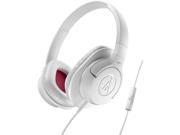 AUDIO TECHNICA PRO SOUND ATH AX1ISWH OVER EAR HEADPHONE 36MM DRIVERS