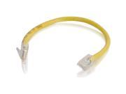 C2G Cables Cat6 Non Booted Unshielded Network Patch Cable Yellow 00966