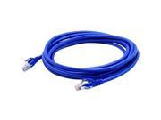 AddOn 10 pack of 3ft Blue Molded Snagless Cat6A Patch Cable