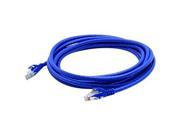 AddOn ADD 4FCAT6A BLUE 4 ft. 4ft Blue Molded Snagless Cat6A Patch Cable