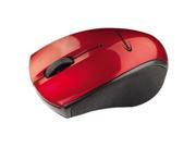 Innovera IVR62204 Red Black RF Wireless Optical Mini Mouse