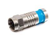 C2G RG6 Quad Compression F Type Connector with O Ring 50pk