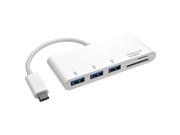 Tripp Lite 3-Port USB 3.1 Gen 1 Portable Hub, USB-C to (x3) USB-A, Micro SD & SD/MMC Reader (U460-003-3AM) Tripp Lite 3-Port USB 3.1 Gen 1 Portable Hub, USB-C to (x3) USB-A, Micro SD & SD/MMC Reader (U460-003-3AM)