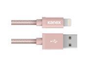 Kanex K157 1028 RG6F Rose Gold Usb Chage Sync Premium Cable With Lightning tm Connector