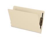 Laminated Spine End Tab Folder With 2 Fasteners 11 Pt Manila Legal 50 box