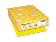 Exact Brights Paper 8 1 2 X 11 Bright Yellow 20lb 500 Sheets