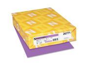 Exact Brights Paper 8 1 2 X 11 Bright Purple 20lb 500 Sheets