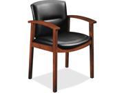 5000 Series Park Avenue Collection Guest Chair Black Vinyl cognac