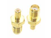 1pce SMB male plug to SMA female jack RF coaxial adapter connector