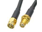 1pc Cable 3FT SMA male plug to SMA female bulkhead RG58 RF Pigtail jumper cable