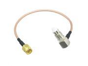 1pce Cable 6inch SMA male plug to FME female right angle RG316 Pigtail jumper cable