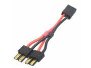 Traxxas TRX Parallel Connector Adaptor 12awg 10cm wire for double Lipo battery