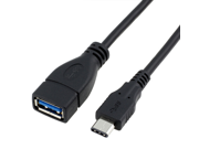 USB 3.1 Type C OTG Cable 8in 20cm Reversible Design Hi speed Micro USB 3.1 Type C Male to Standard Type A USB 3.0 Female OTG Data Cable for Tablet Mobile Phone