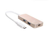 USB 3.1 Type C Hub USB 3.1 Type C to 2 Ports USB3.0 Hub Adapter with USB C Charging Port the USB C Charging Port for Apple New MacBook