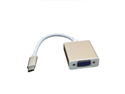 1080P USB Type C VGA Adapter Bosjett USB 3.1 Type C Reversible USB C to VGA HDTV AV TV Cable for New Macbook 12 inch 2015 Asus Zen AiO