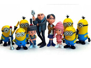 2015 New Despicable Me 2 Minions Toys Ornament Christmas Gift Despicable Me doll Minion Decoration hand done Brinquedos