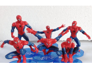 Marvel Spider man PVC Action Figure Collection Model Toys 6 6pcs set