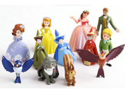12pcs set Disney Princess Sophia cartoon dolls doll toys Decoration Disney Sofia The First Royal Family