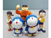 Anime Cartoon Doraemon Figure Doraemon Nobita PVC Action Figure Toys Dolls 6Pcs Set