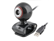 Aoni E68 5 Megapixel Webcam With Built In Microphone with microphone PC video for Skype Messenger Windows Live and Yahoo Video on Laptops and Desktop PC