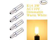 WeanasÂ® 4x E14 Base Dimmable LED Light Bulb Lamp 3 Watt 