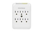 6 Outlet Power Surge Protector Slim Wall Tap 540 Joules