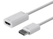 Monoprice DisplayPort 1.2a to 4K HDMI Active Adapter White