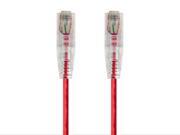 Monoprice SlimRun Cat6 28AWG UTP Ethernet Network Cable 10ft Red