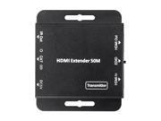 Blackbird Avâ„¢ Ultra Slim Hdmi Extender With Hdmi Loop Out, Edid, Poc, And Ir Control, 50 Meters