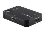Monoprice Blackbird 4K Pro 3X1 Enhanced HDMI Switch with Built In Equalizer Remote Control