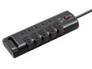 Monoprice 10 Outlet Rotating Power Surge Block 8ft Cord 2880 Joules
