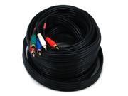 35ft 22AWG 5 RCA Component Video Audio Coaxial Cable RG 59 U Black