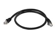 Monoprice Cat6 24AWG UTP Ethernet Network Patch Cable 2ft Black