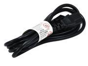 6ft 18AWG Power Cord Cable w 3 Conductor PC Power Connector Socket C13 5 15P Black