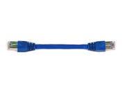 Monoprice Cat6A 26AWG STP Ethernet Network Patch Cable 6 inch Blue